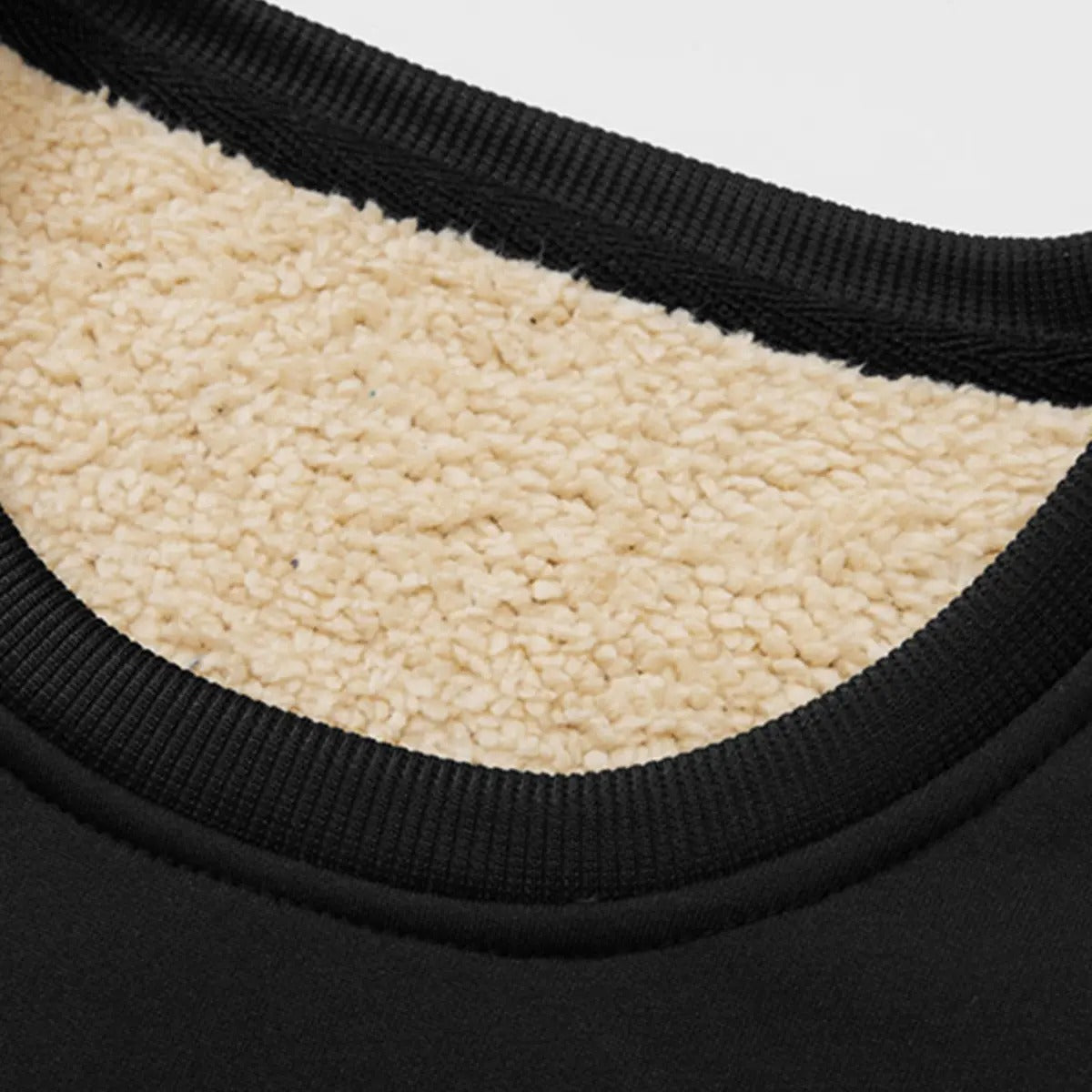 🔥 BEST SELLER | 8PCS $24.99 |Men's Fitted Crewneck Fleece Lined Sweatshirt, Wind Resistant Polyester Athletic Pullover, Casual Fashion Active Tops