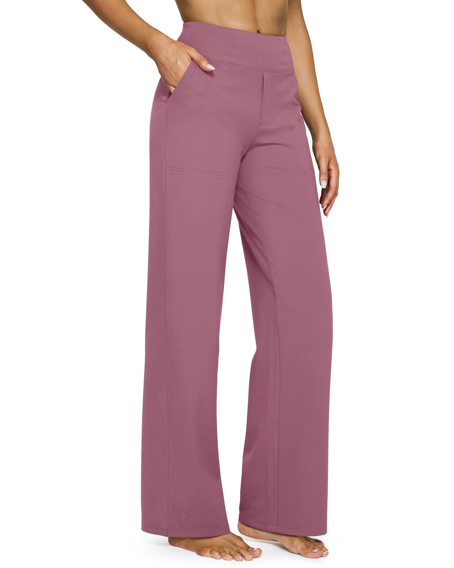 Women's wide leg pants with pockets