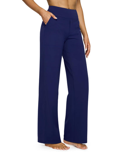 Women's wide leg pants with pockets