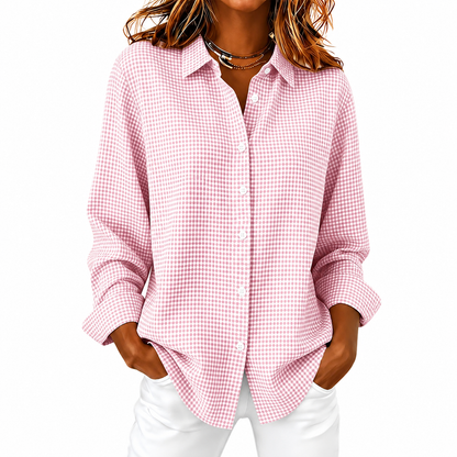 🎃Halloween Sale: Fresh Drop - Relaxed Fit Plaid Button-Up | Modern Collared Style for Casual Outings & Coffee Runs — Save Big Today!